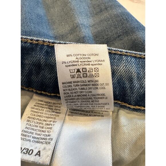 Lucky Brand Jeans Womens Size 10/30 Blue Ankle Mid Rise Straight Sweet Stretch - Picture 6 of 10
